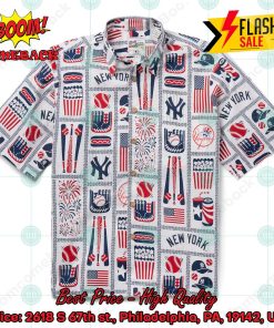 MLB New York Yankees Americana Hawaiian Shirt