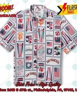 MLB San Francisco Giants Americana Hawaiian Shirt