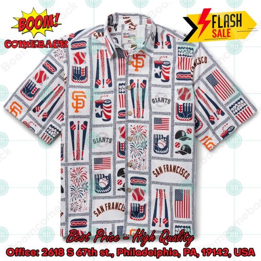 MLB San Francisco Giants Americana Hawaiian Shirt