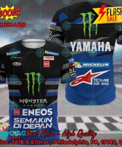 Monster Energy Yamaha MotoGP 2024 3D Hoodie Apparel
