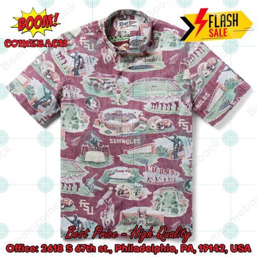 NCAA Florida State Seminoles Florida State Scenic Hawaiian Shirt