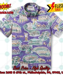 NCAA LSU Tigers Louisiana Scenic Hawaiian Shirt