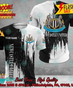 Newcastle United FC Painting Personalized Name 3D Hoodie Apparel
