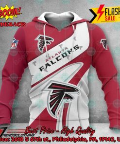 NFL Atlanta Falcons Big Logo 3D Hoodie Apparel