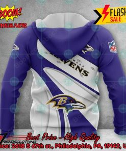 NFL Baltimore Ravens Big Logo 3D Hoodie Apparel