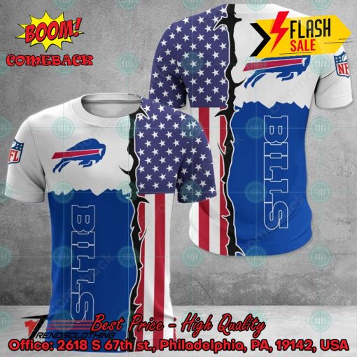 NFL Buffalo Bills US Flag 3D Hoodie Apparel