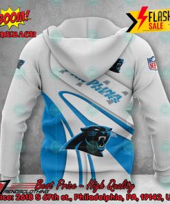 NFL Carolina Panthers Big Logo 3D Hoodie Apparel
