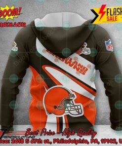 NFL Cleveland Browns Big Logo 3D Hoodie Apparel