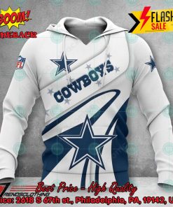NFL Dallas Cowboys Big Logo 3D Hoodie Apparel