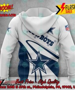 NFL Dallas Cowboys Big Logo 3D Hoodie Apparel