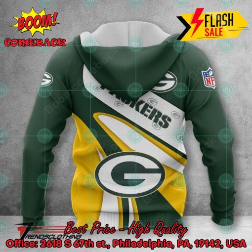 NFL Green Bay Packers Big Logo 3D Hoodie Apparel