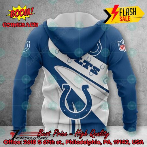 NFL Indianapolis Colts Big Logo 3D Hoodie Apparel