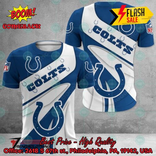 NFL Indianapolis Colts Big Logo 3D Hoodie Apparel