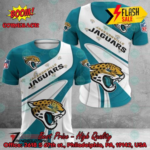 NFL Jacksonville Jaguars Big Logo 3D Hoodie Apparel