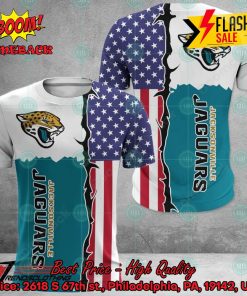 NFL Jacksonville Jaguars US Flag 3D Hoodie Apparel