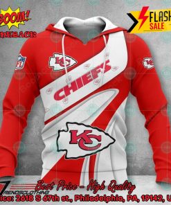 NFL Kansas City Chiefs Big Logo 3D Hoodie Apparel