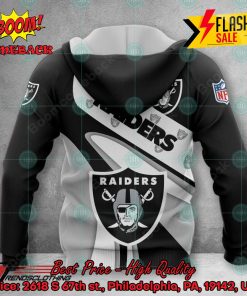 NFL Las Vegas Raiders Big Logo 3D Hoodie Apparel
