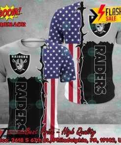 NFL Las Vegas Raiders US Flag 3D Hoodie Apparel