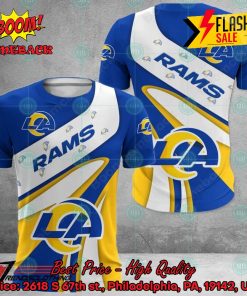 nfl los angeles rams big logo 3d hoodie apparel 3 liejh