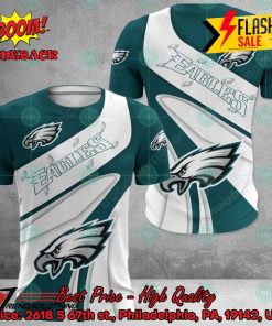 nfl philadelphia eagles big logo 3d hoodie apparel 3 4NY05