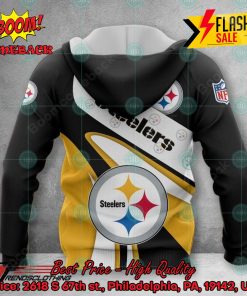 NFL Pittsburgh Steelers Big Logo 3D Hoodie Apparel
