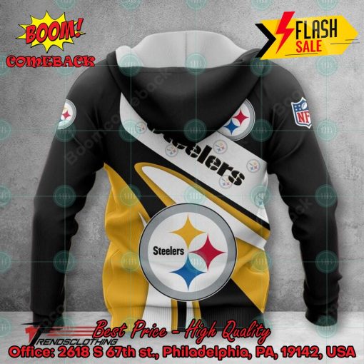 NFL Pittsburgh Steelers Big Logo 3D Hoodie Apparel