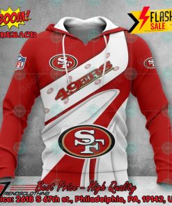 NFL San Francisco 49ers Big Logo 3D Hoodie Apparel