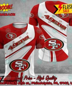 nfl san francisco 49ers big logo 3d hoodie apparel 3 J6Plm