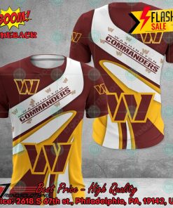 nfl washington commanders big logo 3d hoodie apparel 2 fCwCl