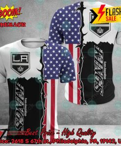 NHL Los Angeles Kings US Flag 3D Hoodie Apparel
