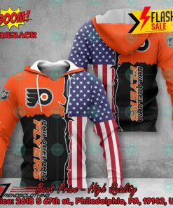 NHL Philadelphia Flyers US Flag 3D Hoodie Apparel