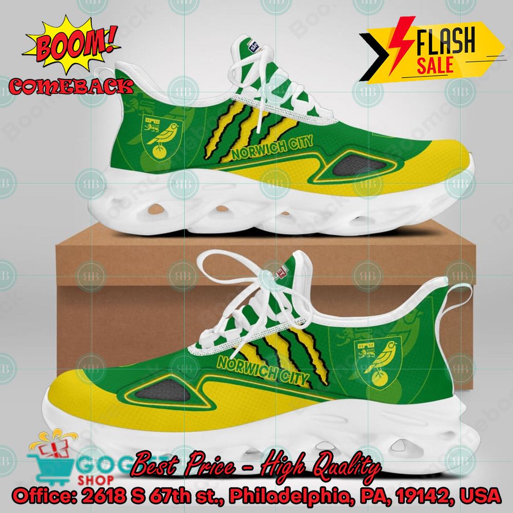 Norwich City FC Monster Energy Max Soul Sneakers