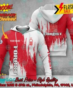Nottingham Forest FC Painting Personalized Name 3D Hoodie Apparel