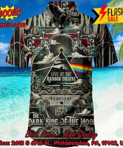 Pink Floyd Rock Band Live At The Rainbow Theatre The Dark Side of the Moon Tour Hawaiian Shirt