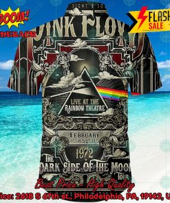 pink floyd rock band live at the rainbow theatre the dark side of the moon tour hawaiian shirt 2 TbBlf