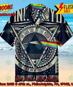 Pink Floyd Rock Band On Tourl 1972 1973 The Dark Side of the Moon Hawaiian Shirt