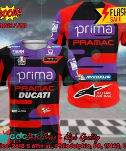Prima Pramac Racing 2024 3D Hoodie Apparel