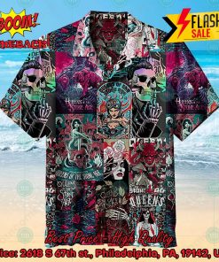 Queens of the Stone Age Rock Band Live Shows Hawaiian Shirt