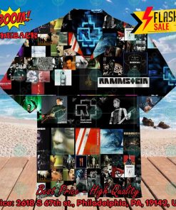 Rammstein Metal Band Albums Cover Hawaiian Shirt