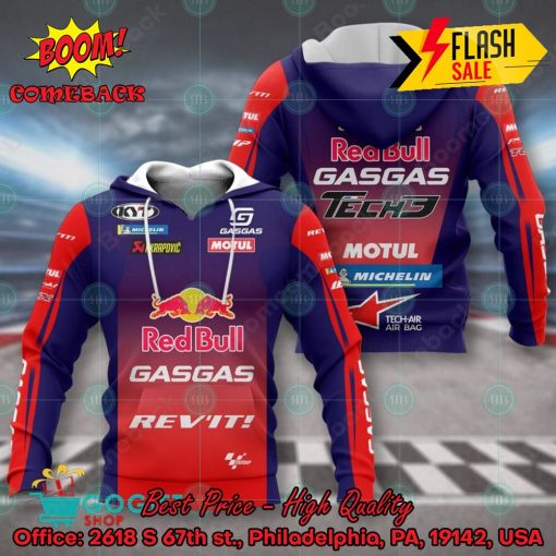 Red Bull GASGAS Tech3 2024 3D Hoodie Apparel