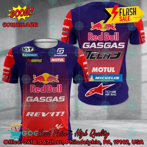 Red Bull GASGAS Tech3 2024 3D Hoodie Apparel