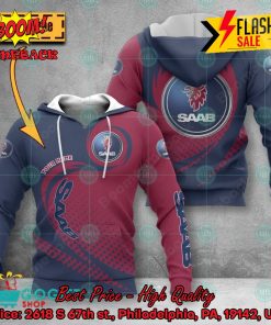 SAAB Automobile Personalized Name 3D Hoodie Apparel