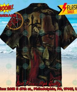 Slayer Metal Band Reign In Blood Album Hawaiian Shirt