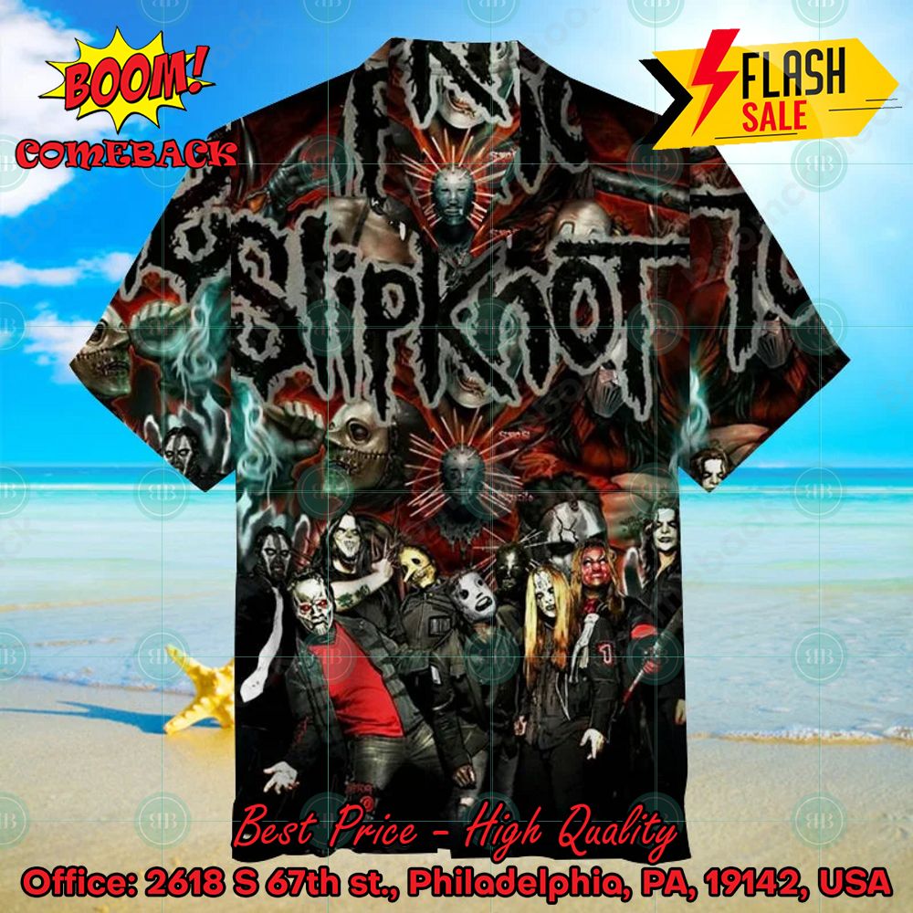 Slipknot Heavy Metal Band Hawaiian Shirt