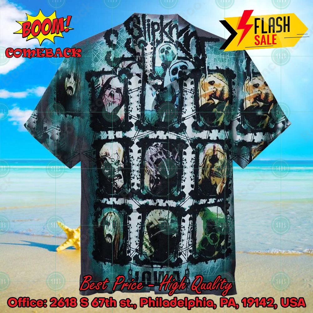 Slipknot Heavy Metal Band Iowa Album Hawaiian Shirt