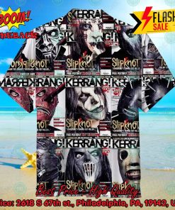 Slipknot Heavy Metal Band KERRANG Magazine Hawaiian Shirt