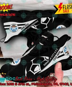 swansea city afc personalized name max soul sneakers 2 637z6