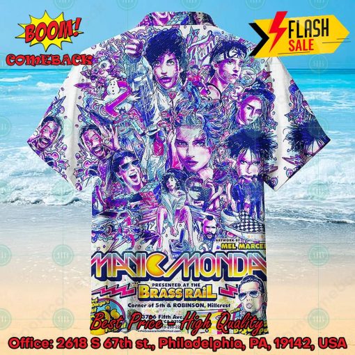 The Bangles Pop Rock Band Manic Monday 80’s Night Hawaiian Shirt