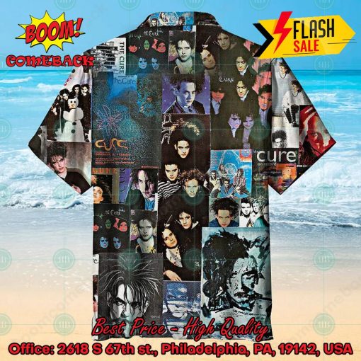The Cure Rock Band Collage Hawaiian Shirt