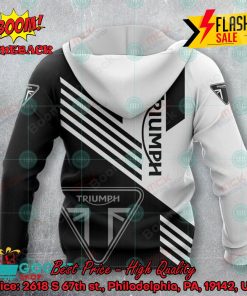 Triumph Motorcycles 3D Hoodie T-shirt Apparel